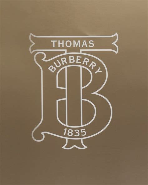 thomas Burberry tb initials